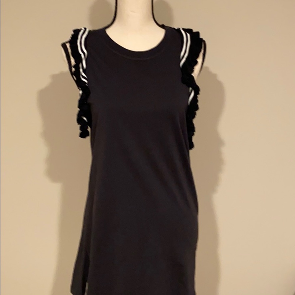 3.1 Phillip Lim black ruffle tank